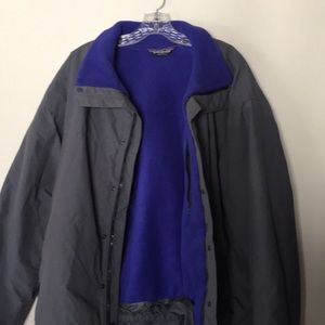Vintage Gray Blue Patagonia Jacket